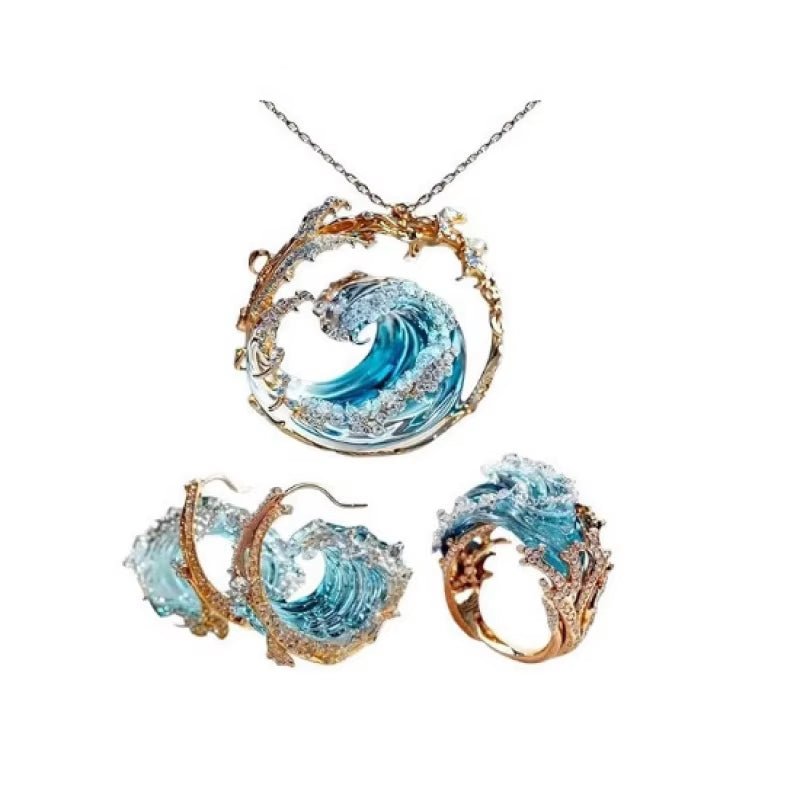 RoséLuxe™ Zircon Drop Hook Earrings – Pure Elegance in Every Sparkle